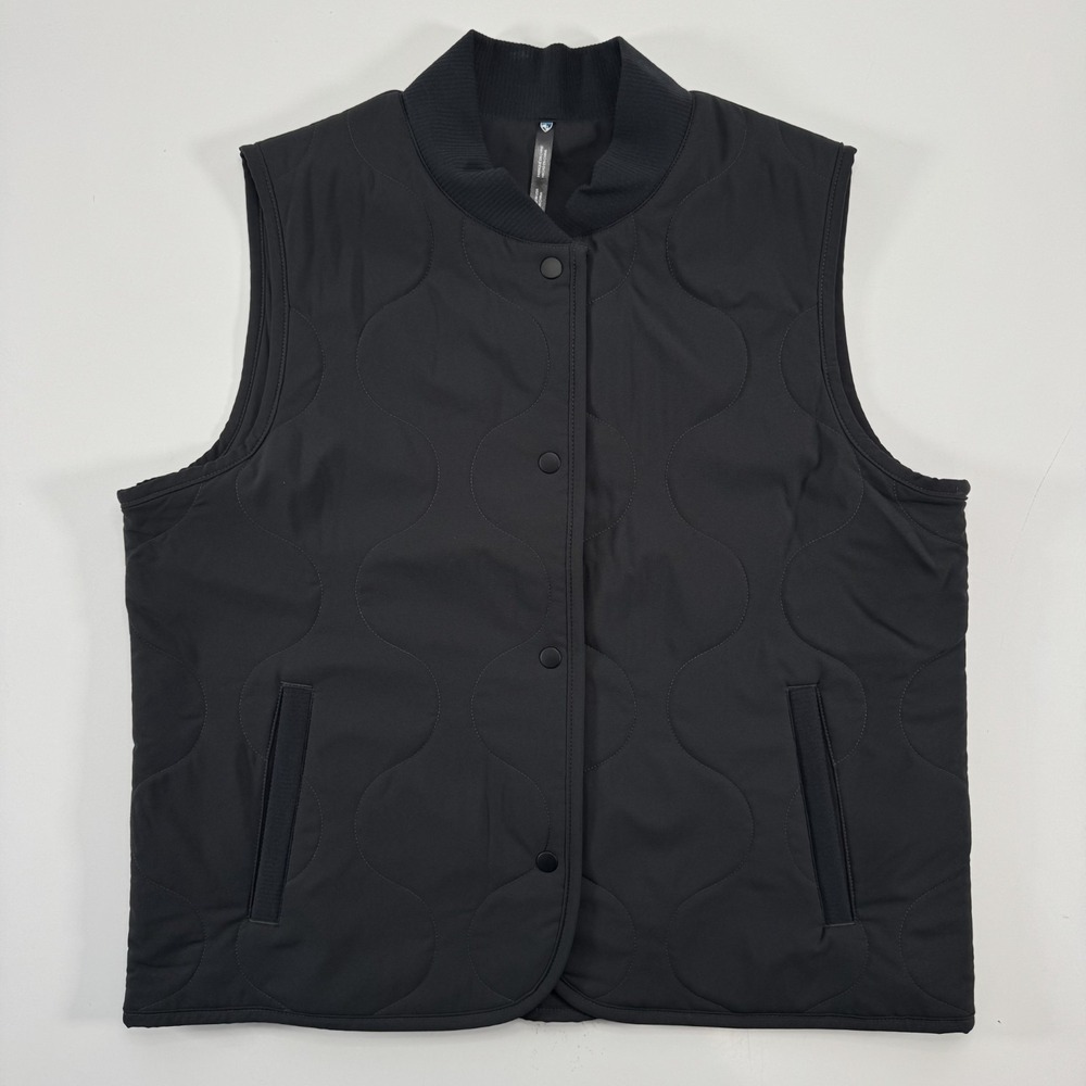 KUHL Scout Quilted Insulated Vest Black Womens Small Lightweight Never Worn